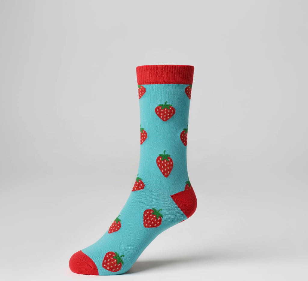 Strawberry Splash Socks